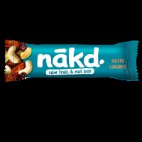 Baton raw vegan cu caramel sarat, 35 g, Nakd