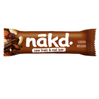 Baton raw vegan fara gluten cu cacao delight, 35 g, Nakd