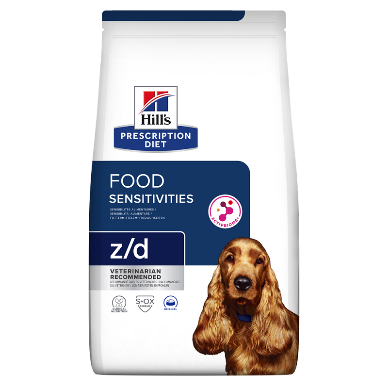 Hrana pentru caini z/d Food Sensitivities, 3 KG, Hill's PD