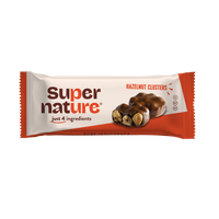 Ciocolata BIO cu alune de padure intregi, 34 g, Super Nature