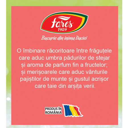 Ceai rece cu merisoare si fragute, 12 plicuri, Fares 621015
