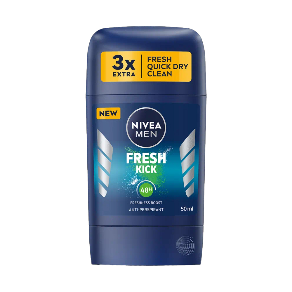 Deodorant stick Men Fresh Kick, 50 ml, Nivea