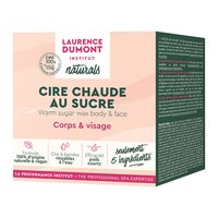 Ceara calda tip zahar pentru epilare corp si fata, 250 ml + Benzi reutilizabile, 10 bucati, Laurence Dumont