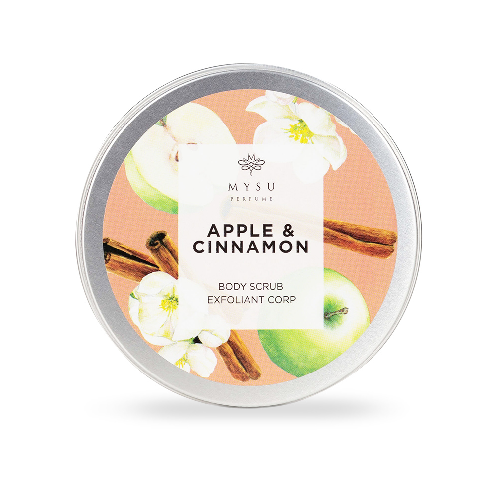 Exfoliant de corp Apple & Cinnamon, 185 ml, Mysu