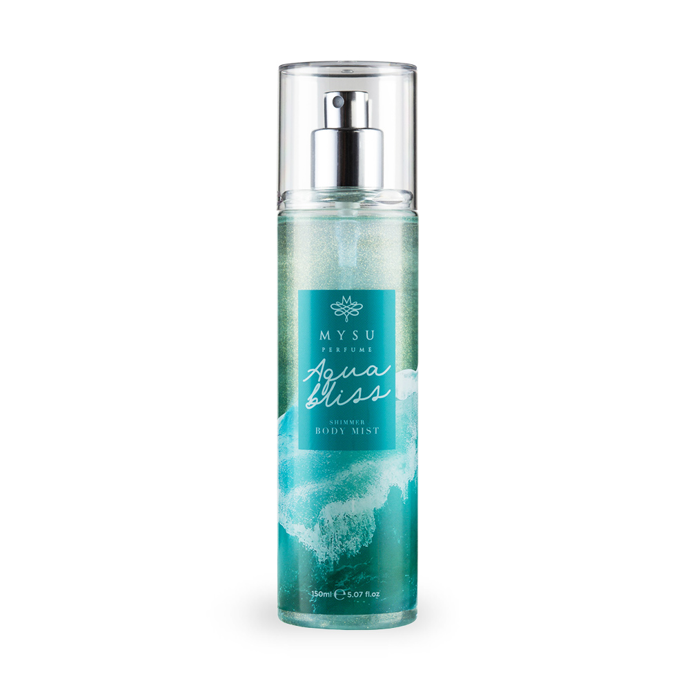 Mist shimmer pentru corp Aqua Bliss, 150 ml, Mysu