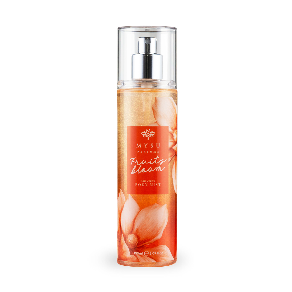 Mist shimmer pentru corp Fruity Bloom, 150 ml, Mysu