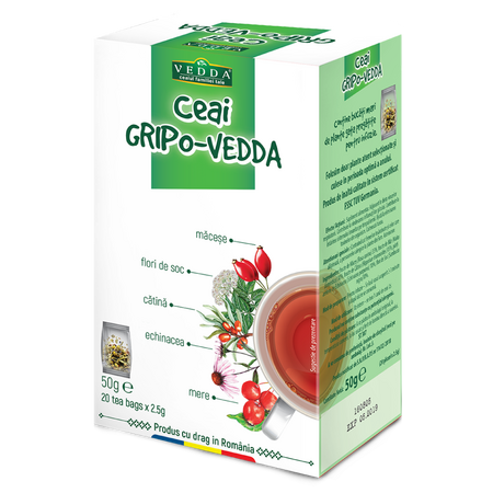 Ceai gripo, 50 g, Vedda