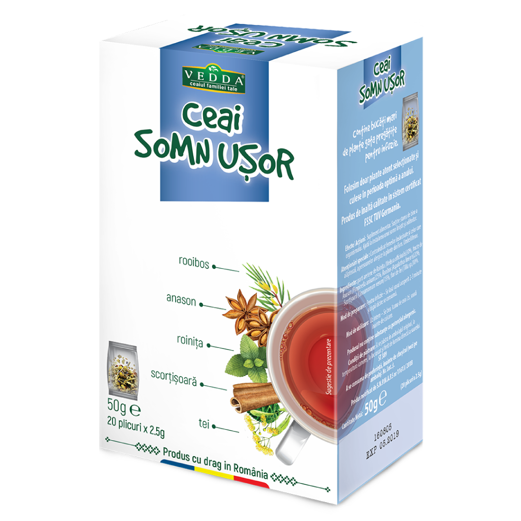 Ceai somn usor, 50 g, Vedda