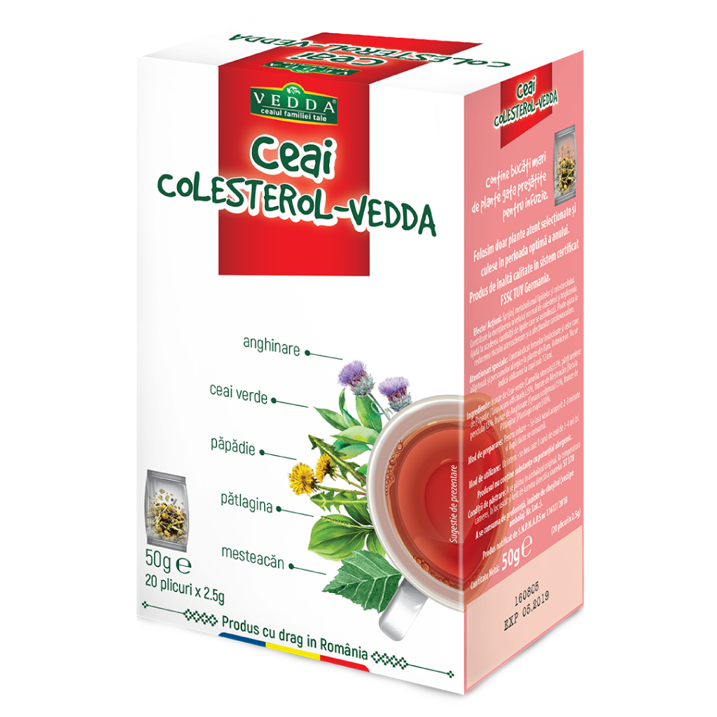 Ceai colesterol, 50 g, Vedda