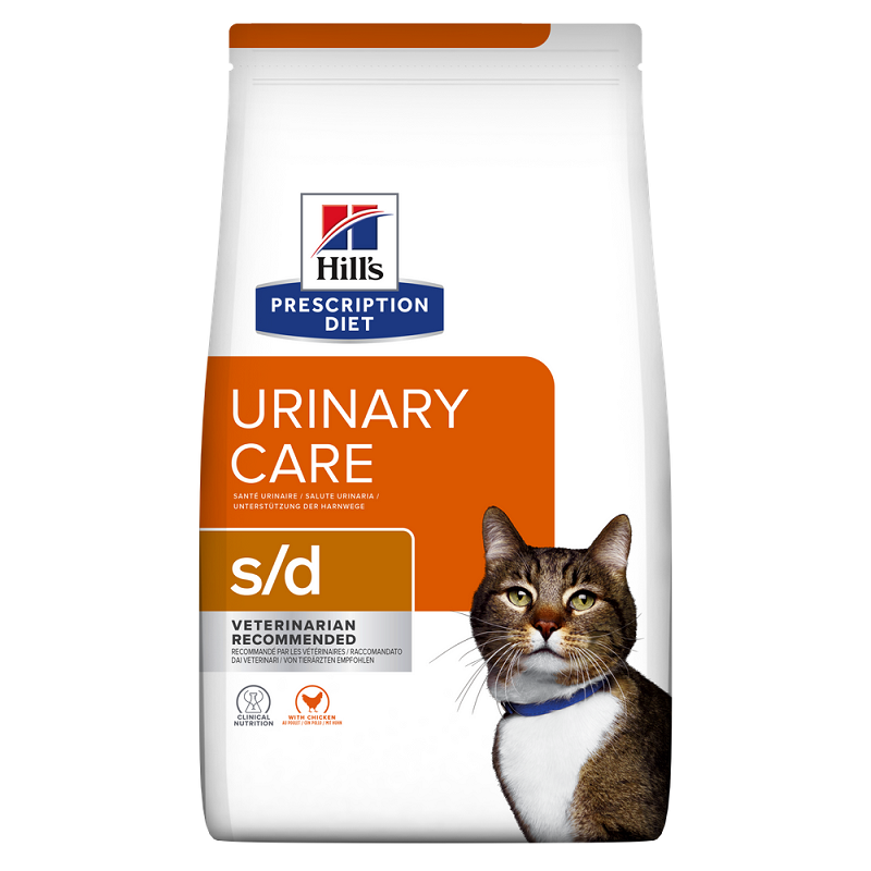 Hrana cu pui pentru pisici s/d Urinary Care, 3 KG, Hill's PD