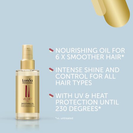 Ulei de par pentru netezire si stralucire Velvet Oil, 100 ml, Londa Professional 756133