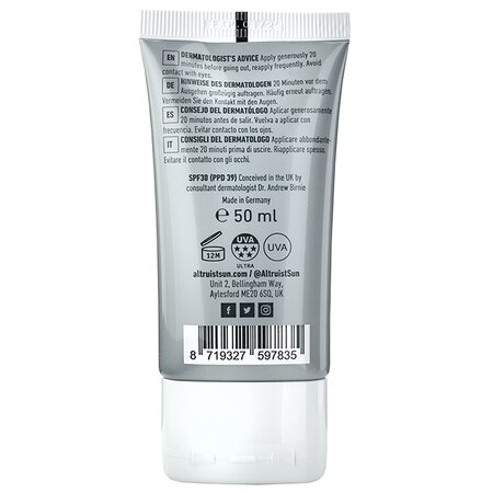 Fluid antioxidant de protectie solara cu SPF 30, 50 ml, Altruist 563064