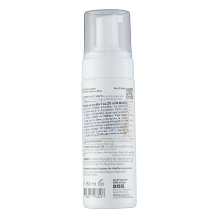 Spuma de curatare cu 2% acid salicilic, 150 ml, Altruist 738995