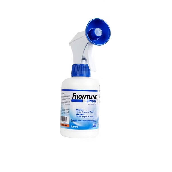 Spray antiparazitar pentru caini si pisici, 250 ml, Frontline