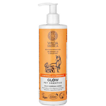 Sampon pentru stralucirea blanii Glow, 400 ml, Wilda Siberica