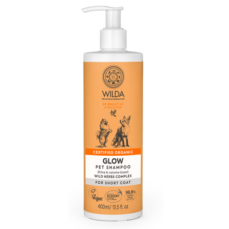 Sampon pentru stralucirea blanii Glow, 400 ml, Wilda Siberica