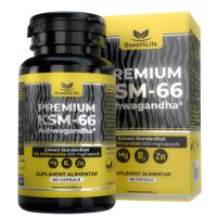 Ashwagandha KSM-66 Premium, 60 capsule vegane, Boost4Life