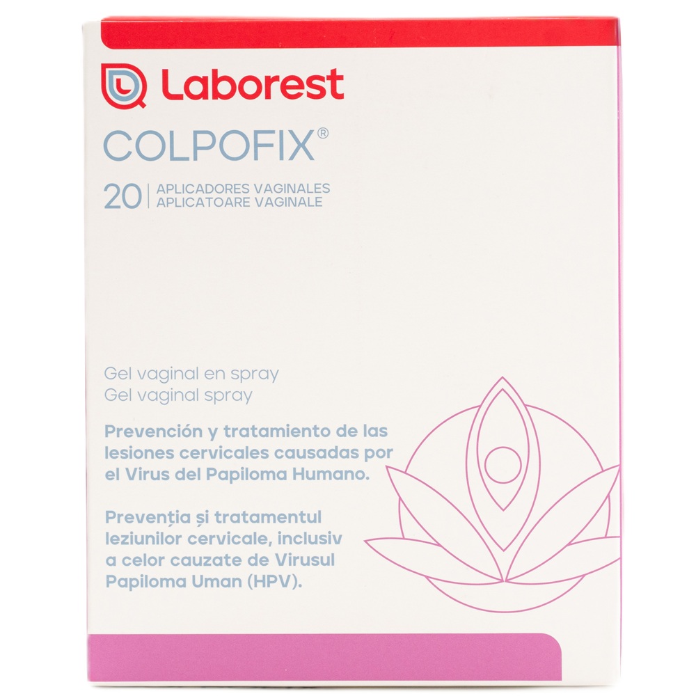 Gel vaginal spray Colpofix, 2 x 20 ml + 20 aplicatoare, Laborest Italia