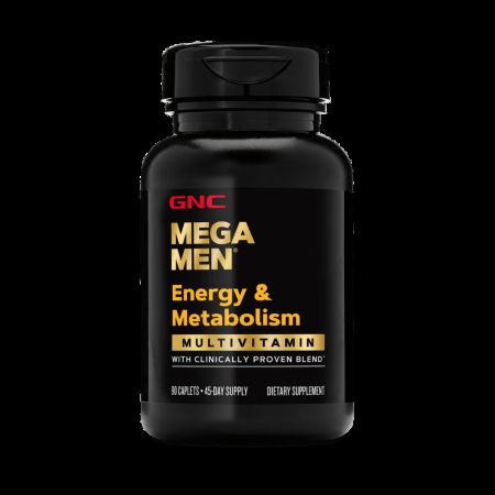 Complex de multivitamine pentru barbati Mega Men Energy & Metabolism, 90 tablete, GNC