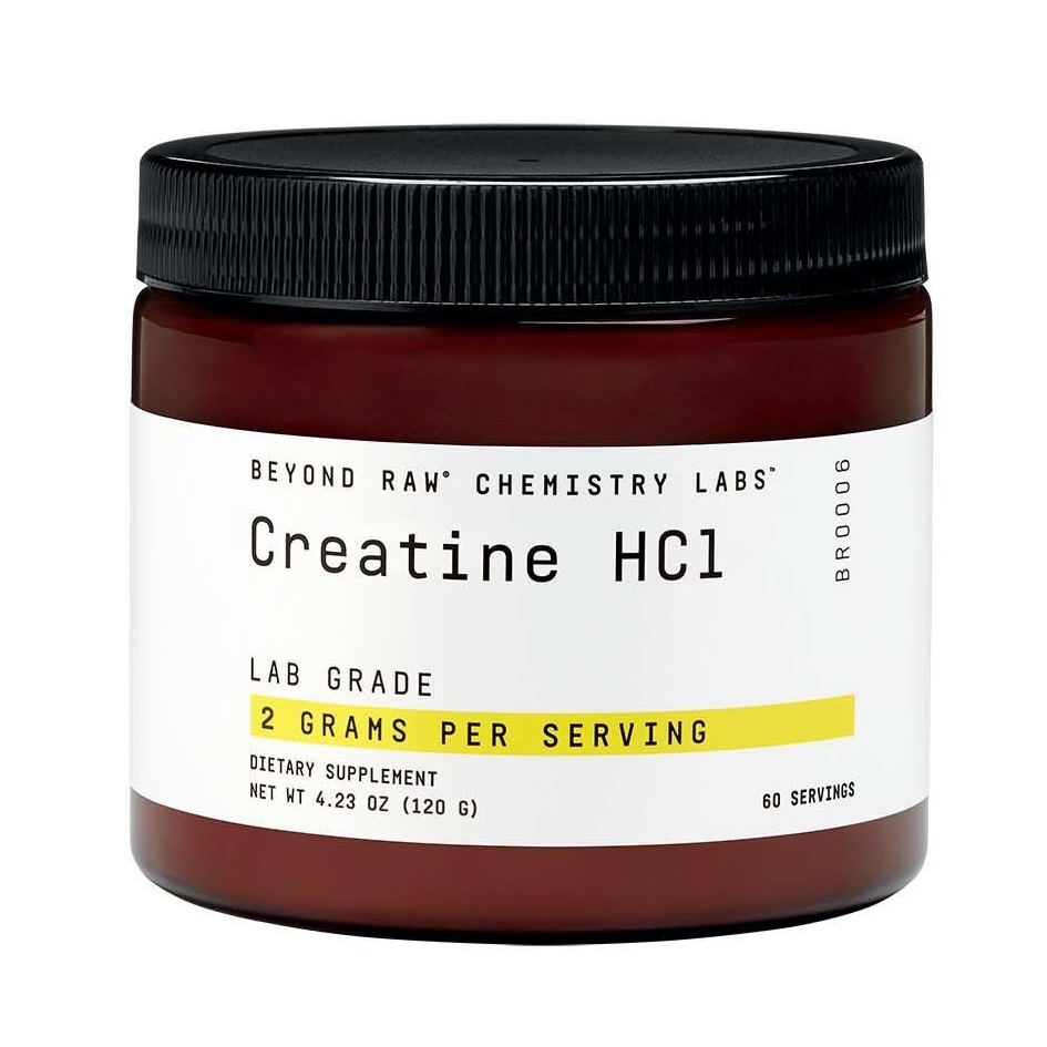 Creatina HCl Beyond Raw Chemistry Labs, 120 g, GNC