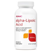 Acid Alpha-Lipoic, 600 mg, 60 tablete, GNC