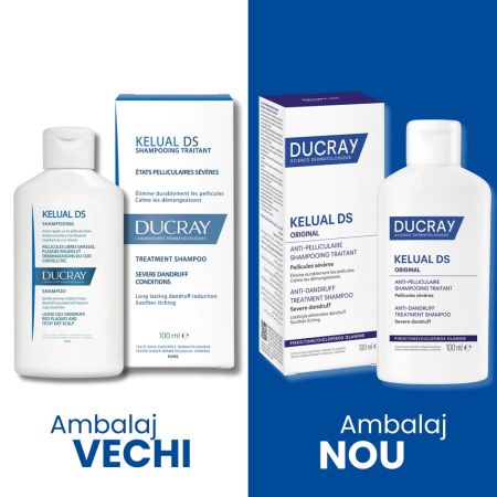 Sampon tratament anti-matreata severa Kelual DS Original, 100 ml, Ducray 675529