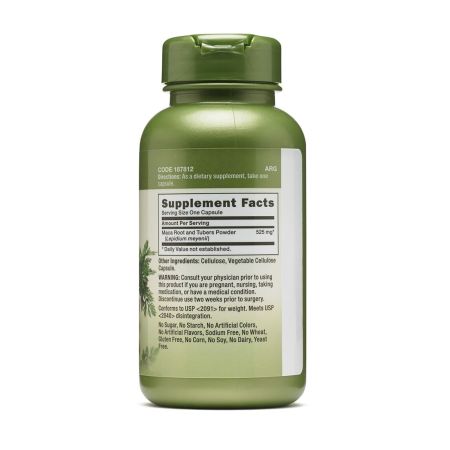 Radacina de Maca Herbal Plus, 525 mg, 100 capsule, GNC 647690