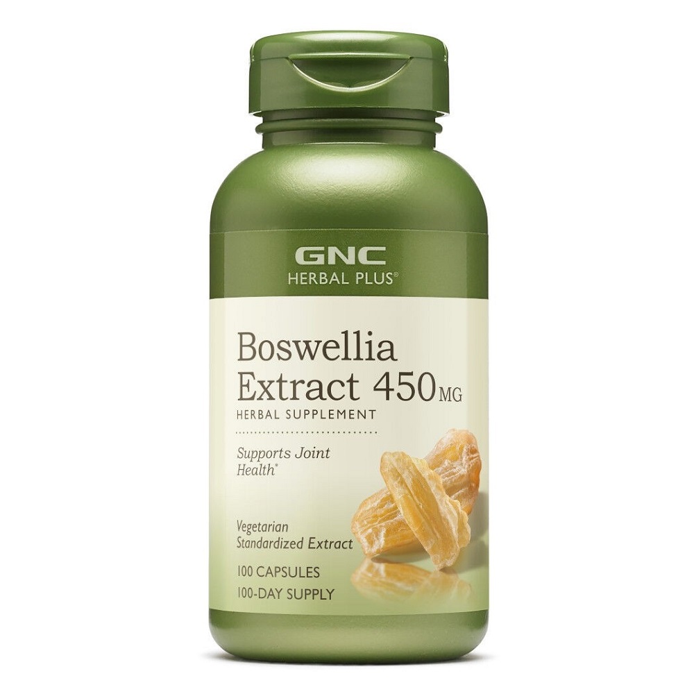 Extract standardizat de Boswellia Herbal Plus, 450 mg, 100 capsule, GNC