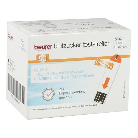 Teste glucoza GL44/GL50/GL50 evo, 50 bucati, Beurer