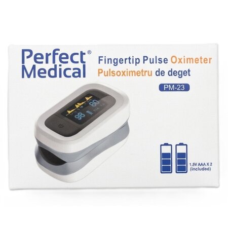 Pulsoximetru pentru deget PM23, Perfect Medical 724149