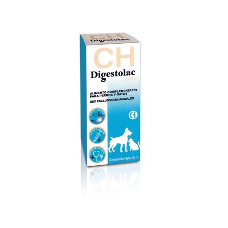 Supliment nutritiv pentru caini si pisici cu rol de protector gastric Digestolac Plus, 30 ml, Chemical Iberica