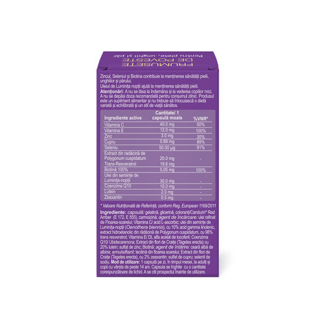 Supliment pentru piele, unghii si par Aslavital Frumusete de poveste, 30 capsule moi, Zentiva 617204