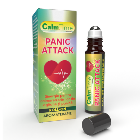 Roll-on aromaterapie Panic Attack CalmTime, 10 ml, Justin Pharma