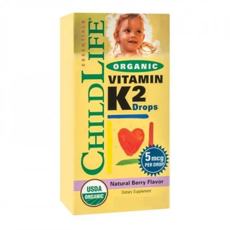 Vitamin K2 pentru copii Childlife Essentials, 15 mcg, 12 ml, Secom