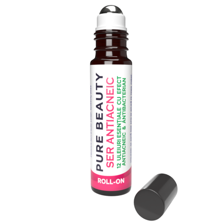 Ser antiacneic roll-on Pure Beauty, 10 ml, Justin Pharma
