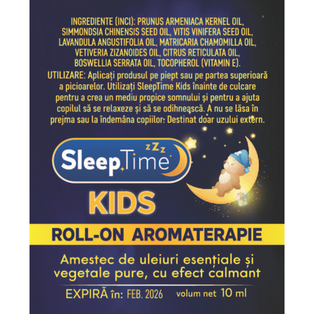 Roll-on aromaterapie Kids SleepTime, 10 ml, Justin Pharma 727681