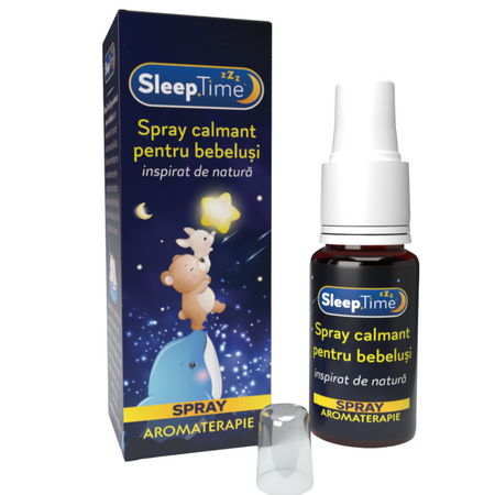 Spray aromaterapie SleepTime Kids, 30 ml, Justin Pharma