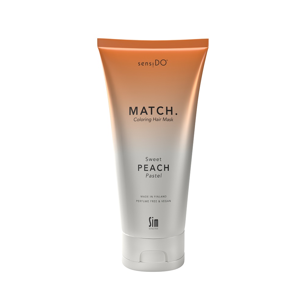 Masca coloranta Sweet Peach Pastel SensiDo Match, 200 ml, Sim Sensitive