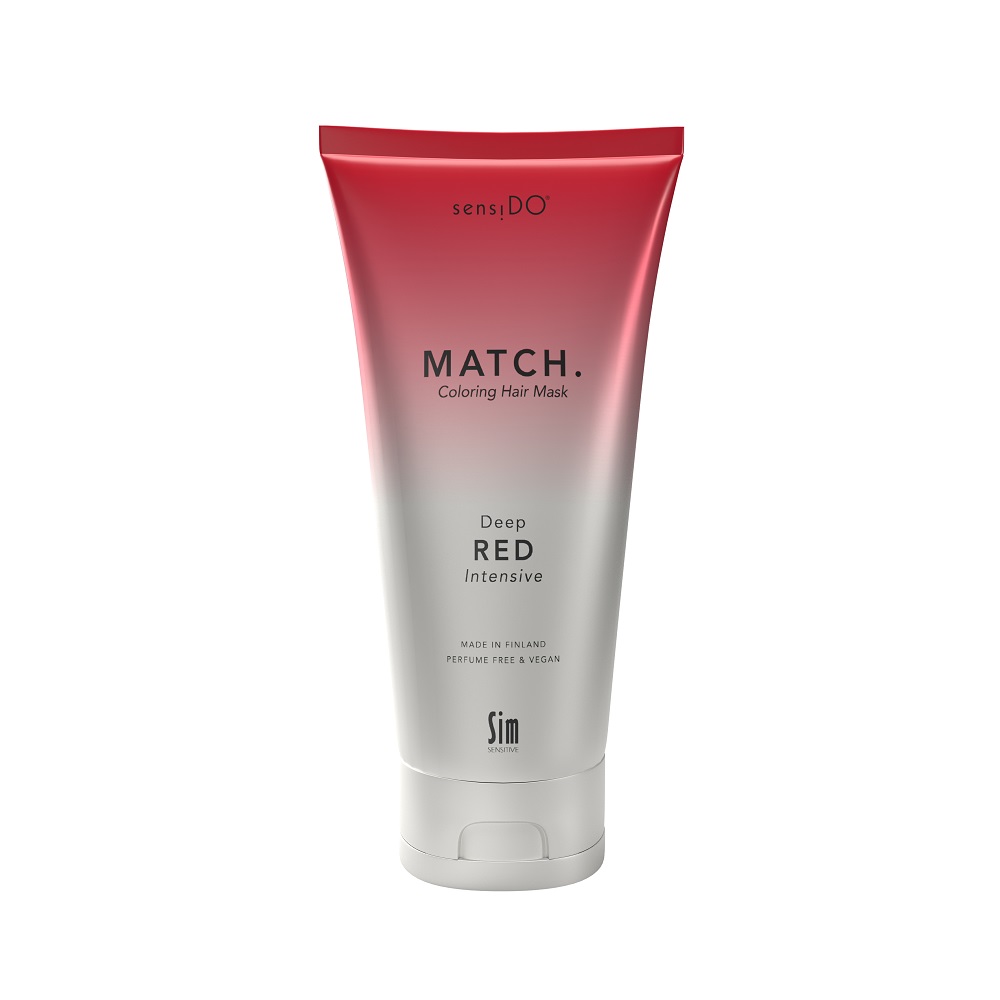 Masca coloranta tratament cu Keraguard Deep Red Intensive SensiDo Match, 200 ml, Sim Sensitive