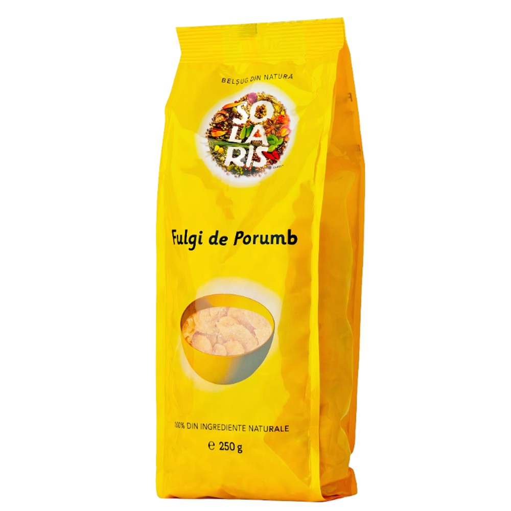 Fulgi de porumb, 250 g, Solaris