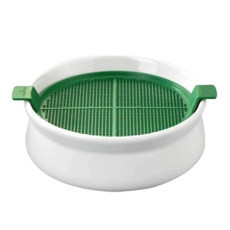 Vas de ceramica cu sita pentru germinare seminte mucilaginoase, 1 bucata, Germline