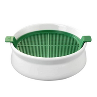 Vas de ceramica cu sita pentru germinare seminte mucilaginoase, 1 bucata, Germline