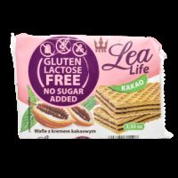 Napolitane fara gluten cu cacao, 95 g, Lea Life