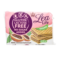 Napolitane fara gluten cu cacao, 95 g, Lea Life