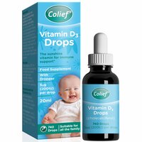 Picaturi orale cu vitamina D3, 20 ml, Colief