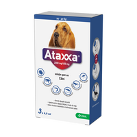 Antiparazitar extern pentru caini >25 Kg Ataxxa, 2000mg/400mg, 3 pipete x 4 ml, Krka Vet