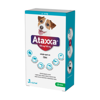 Antiparazitar extern pentru caini 4-10 Kg Ataxxa, 500mg/100mg, 3 pipete x 1 ml, Krka Vet