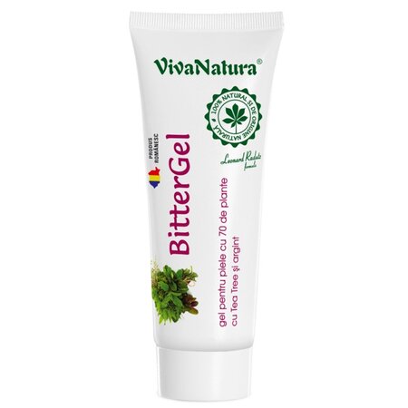 Gel pentru piele cu 70 de plante BitterGel, 20 ml, Vivanatura 710214
