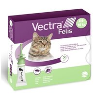 Antiparazitar extern pentru pisici Vectra Felis, 3 pipete, Ceva Sante