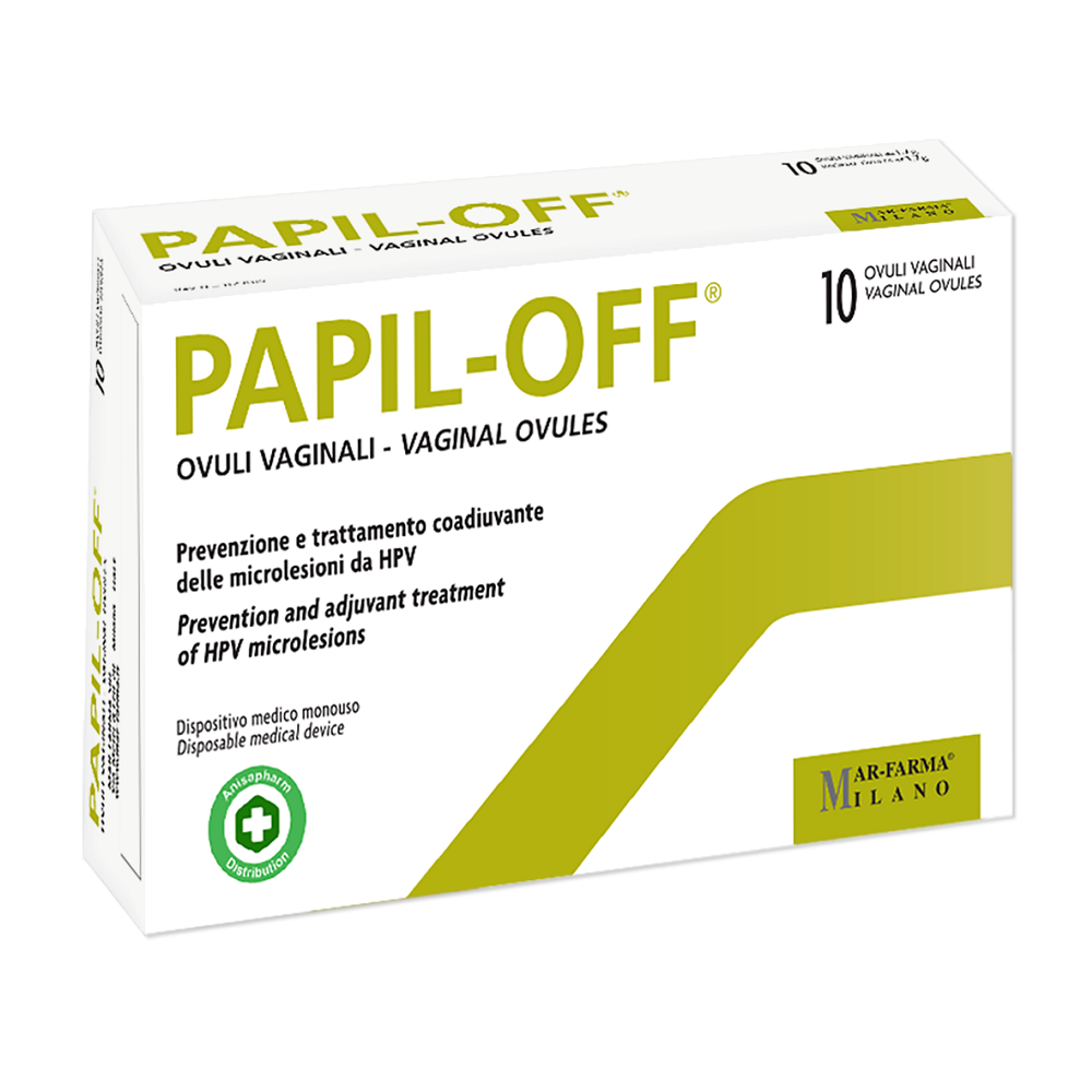 Ovule vaginale Papil-Off, 10 bucati, Mar Farma